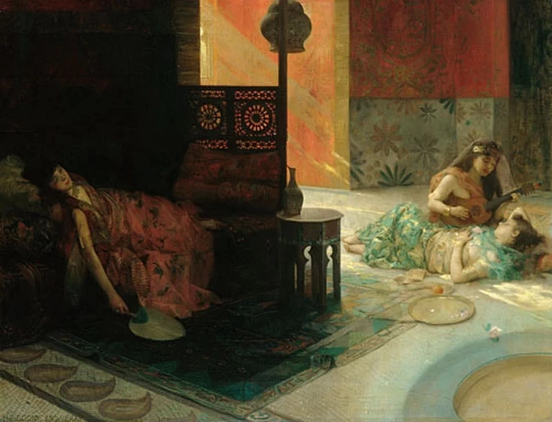 Scena nell'harem